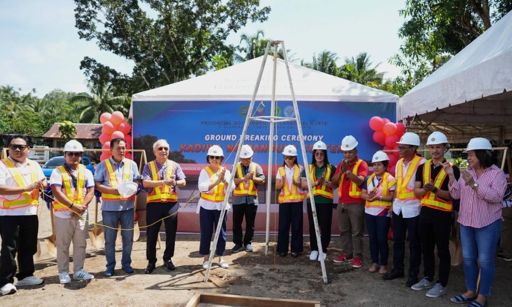 The provincial government of Lanao del Norte and the Department of Agriculture held a groundbreaking ceremony for the KADIWA ng Pangulo Building/Center at the Provincial Agriculture Office Compound. (Photo courtesy of PIO Lanao del Norte) 