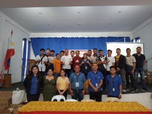 The Technical Education and Skills Development Authority Camiguin distributed toolkits to 22 graduates of the Electrical Installation and Maintenance NC II training from the Camiguin Polytechnic State College, January 27. (Photo courtesy of TESDA Camiguin)