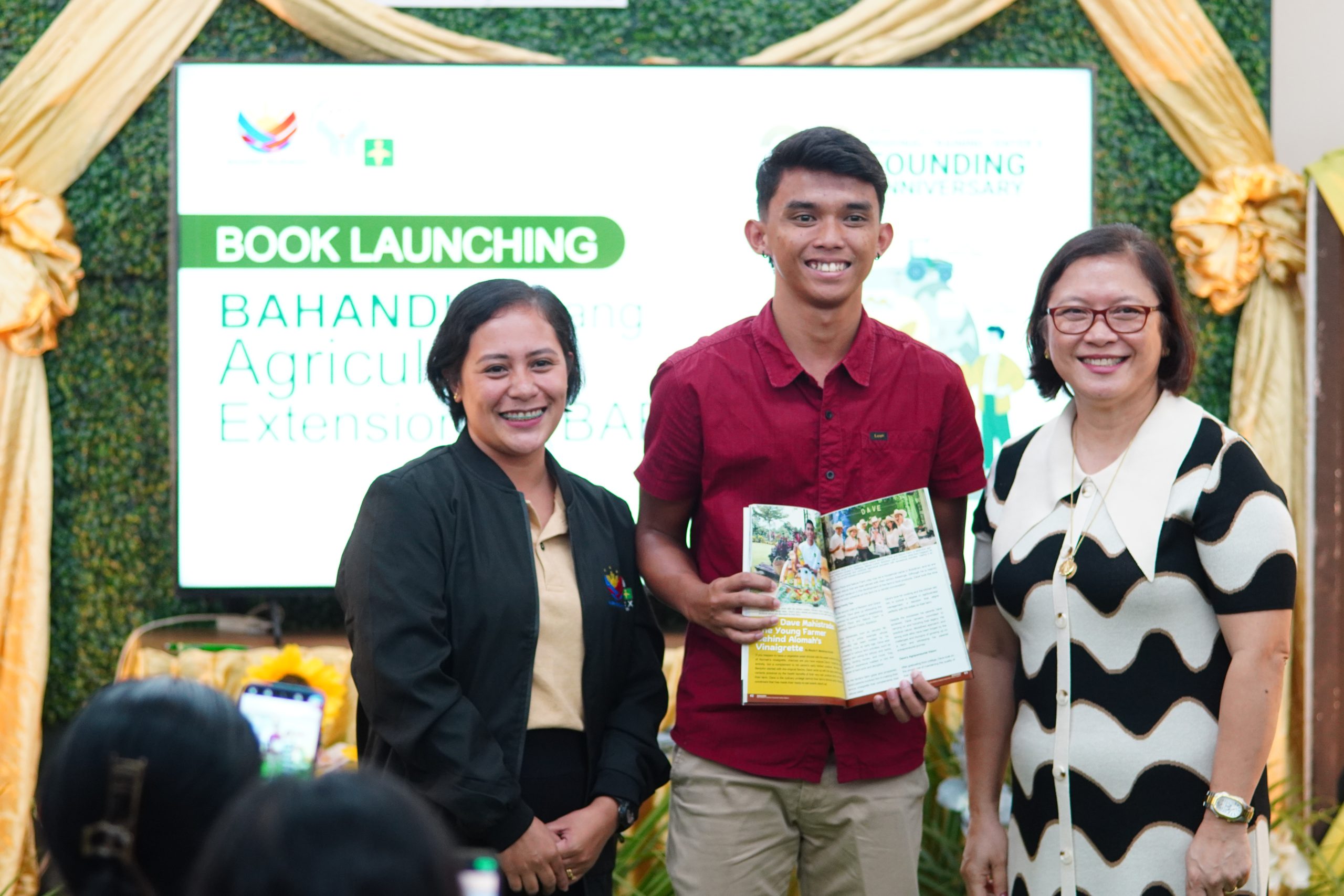 Dave Mahistrado of Alomah's Place and Nature Farm in Manolo Fortich, Bukidnon, is among the 17 young farmers featured in the second edition of the 'Batang Agricultural Extensionist' book launched during the 38th Founding Anniversary of the Agricultural Training Institute, spearheaded by the ATI-10, February 6, in El Salvador City. (Photo: SAYU/PIA-10)