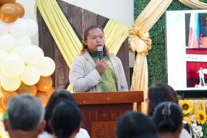 Mars Muñoz shares his testimony as one of ATI's Filipino Young Farmers Internship Program in Taiwan scholars in 2024, through which he has gained various learnings that benefited his agri-venture, El Muñoz Gardening, as well as his local community in Canito-an, Cagayan de Oro City. (Photo: SAYU/PIA-10)