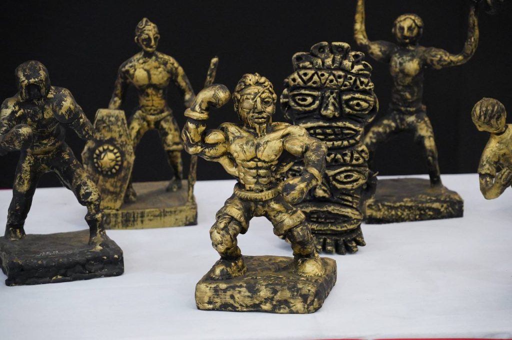 Some artworks are on display as Gingoog City's GASAYUDA 2025 exhibit runs from February 25 to 28, at the Gaisano Grand Mall Gingoog. (Photo courtesy of Gingoog City Information Office)