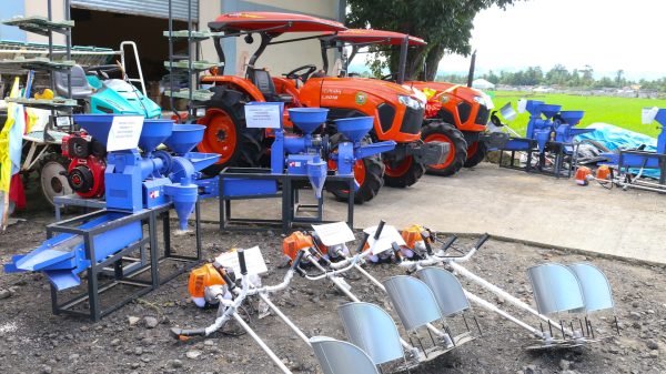 Various farm equipment was turned over by the provincial government to 17 farmer cooperatives and associations in Lanao del Norte. (Photo courtesy of PIO Lanao del Norte)