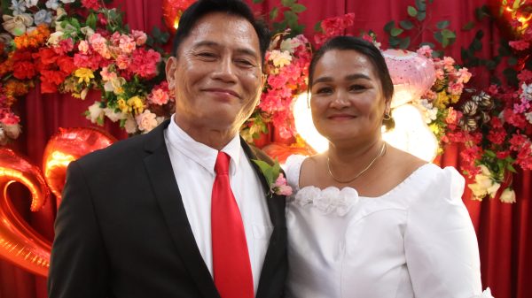After 31 years of being together, Ivy Aguilar Bajade and Cyril Bajade finally tied the knot through the Kasalan ng Bayan in Iligan City. (Photo: ADD/PIA-10/Lanao del Norte)