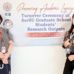 Five research outputs are turned over by Sorsogon State University Graduate School researchers to PIA Sorsogon. (Photo: SorSU)