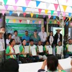 Legally owned. Seven ARBs hold the e-titles with a smile on their face, they are ready to face whatever tomorrow brings without fear of losing their land. (Photo: DAR Sorsogon)