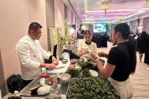 Mark Reynan Sabayan, a homegrown chef, led the culinary workshop attended by some cooks and restaurant owners. (Photo courtesy of Department of Tourism)