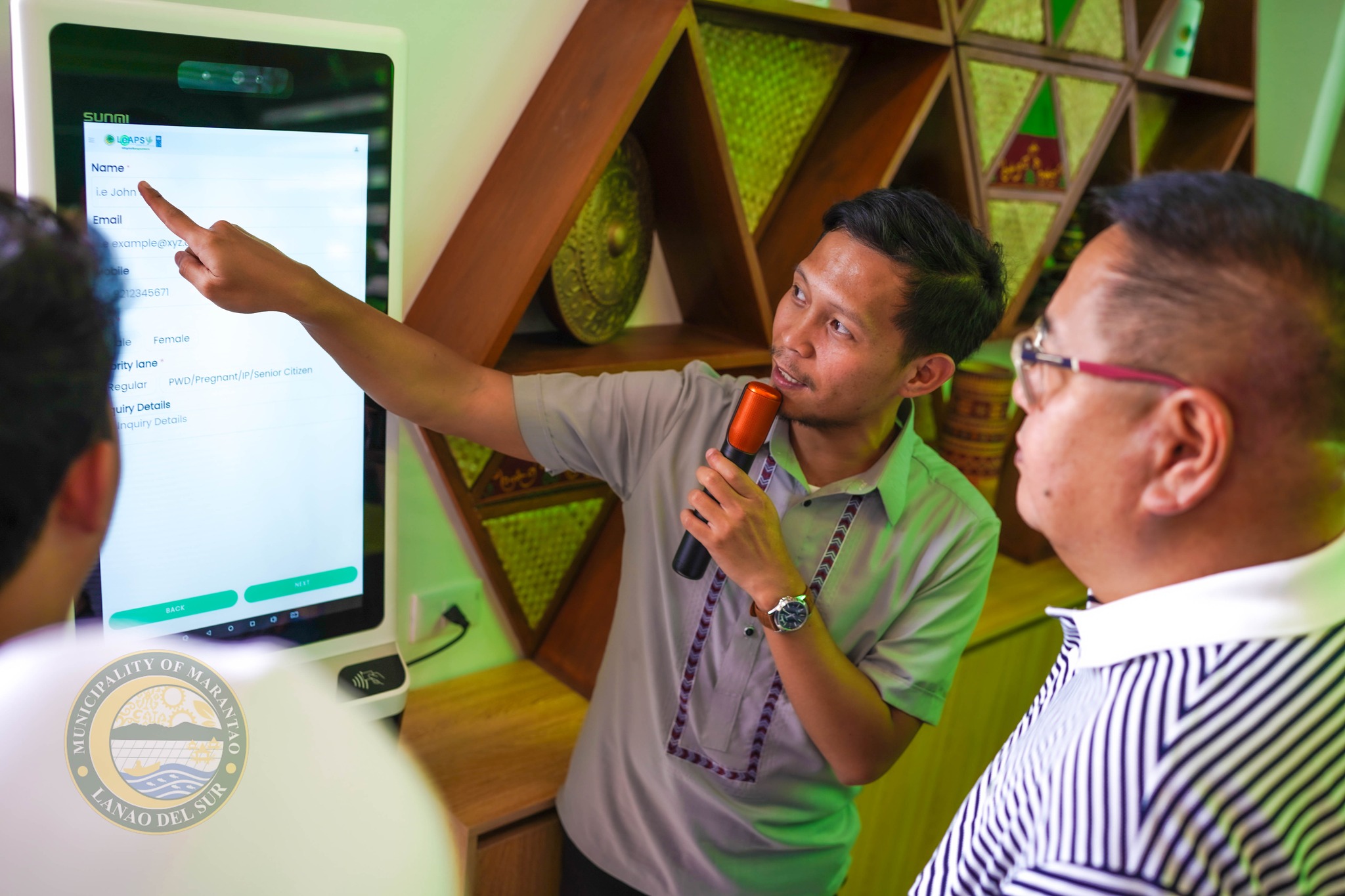 Digital access. Officials from the Ministry of the Interior and Local Government (MILG), United Nations Development Programme (UNDP), and the municipal government of Marantao lead the launch of the town’s digital governance center on April 2. The facility, established under the LeAPS Program, offers faster and more accessible public services to residents, including priority support for vulnerable sectors. (Photo courtesy of LGU Marantao)