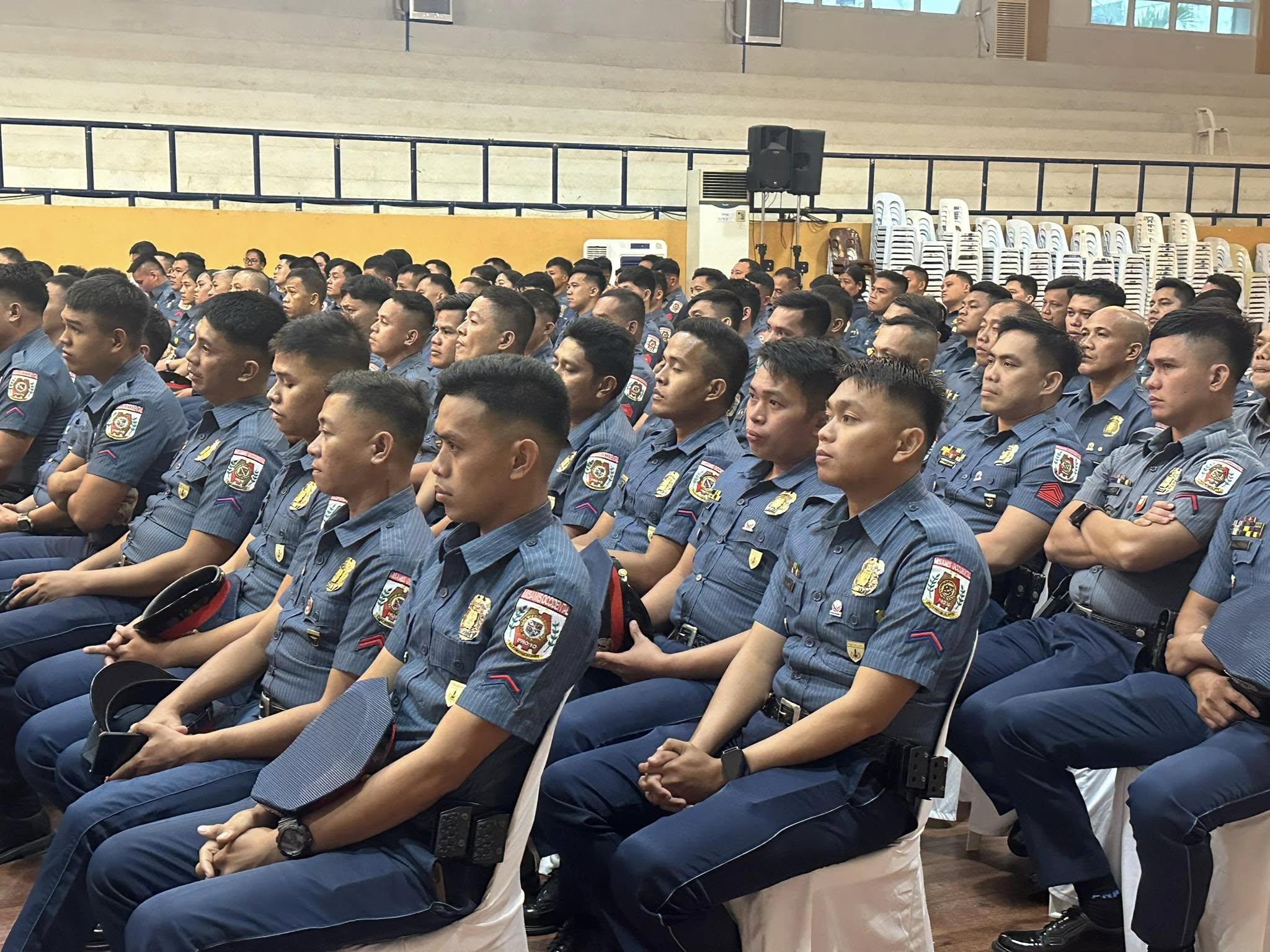 The province of Misamis Occidental conducts a recognition ceremony to honor the outstanding members of the Philippine National Police for their bravery and successful anti-drug operations across the province. (Photo courtesy of PGMO)