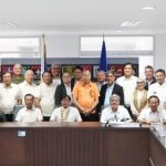 RDC meeting. President Ferdinand R. Marcos Jr. meets with officials of the Northern Mindanao Regional Development Council (RDC) on April 22, 2025, at the 4th Infantry Division (4ID) Camp Evangelista in Cagayan de Oro City. The discussion focused on regional development priorities, including infrastructure, manufacturing, and social issues. Also in attendance were NEDA Secretary Arsenio M. Balisacan and other key national and local officials. (Photo courtesy of NEDA-10)